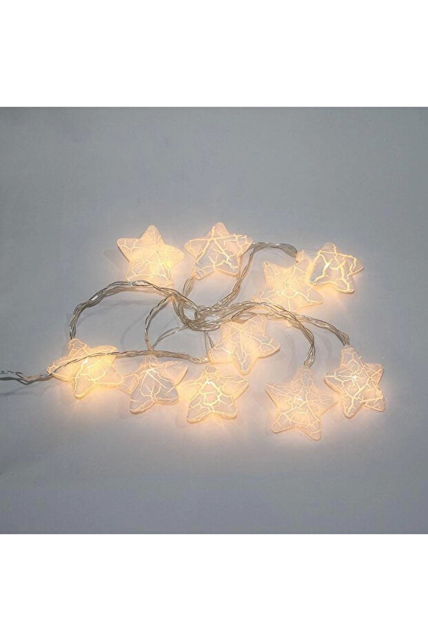 هدية مصباح ديكور LED على شكل صف مليء بالنجوم ( )