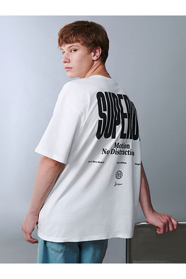 New Season Crew Neck Printed Boys' T-Shirt