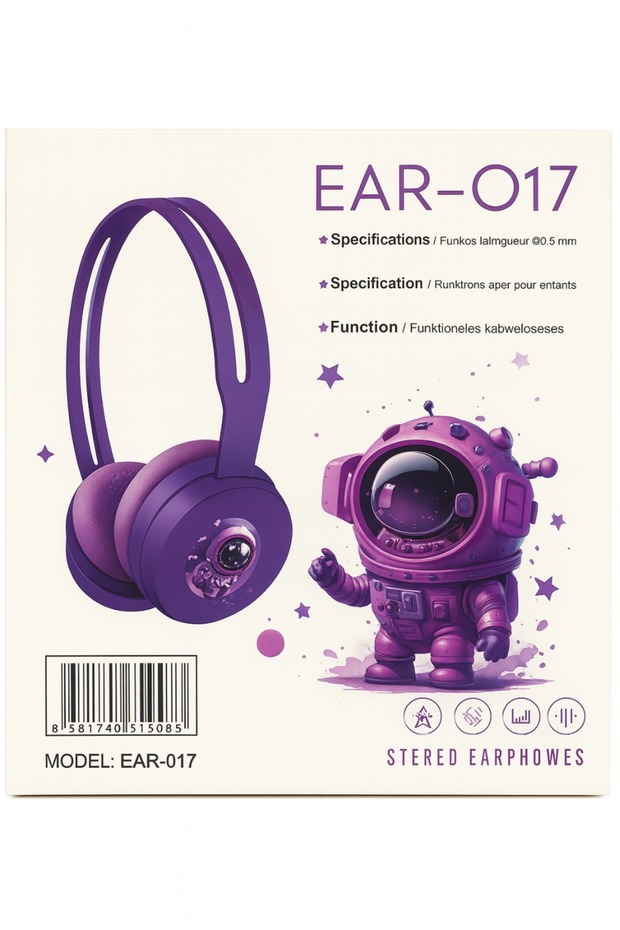 En İyi Bluetooth Çocuk Kulaklığı Spaceman – 400 mAh, Net Ses, Uzun Pil Ömrüyle - 2