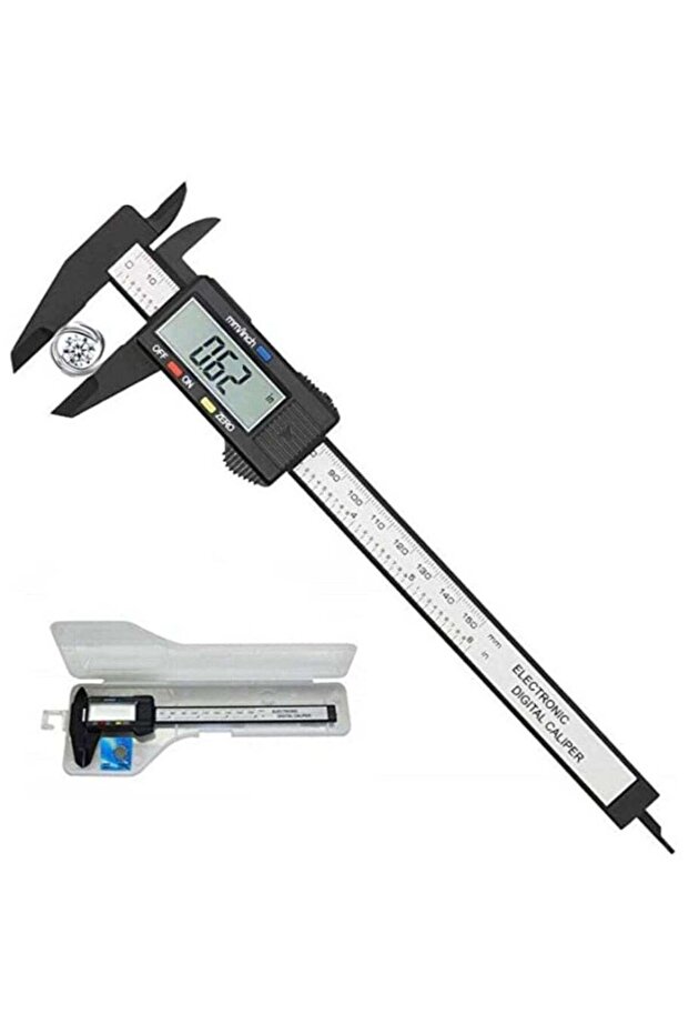 Digital Caliper 0-6 Inch Calipers Measuring Tool Electronic Micrometer Caliper with Large LCD