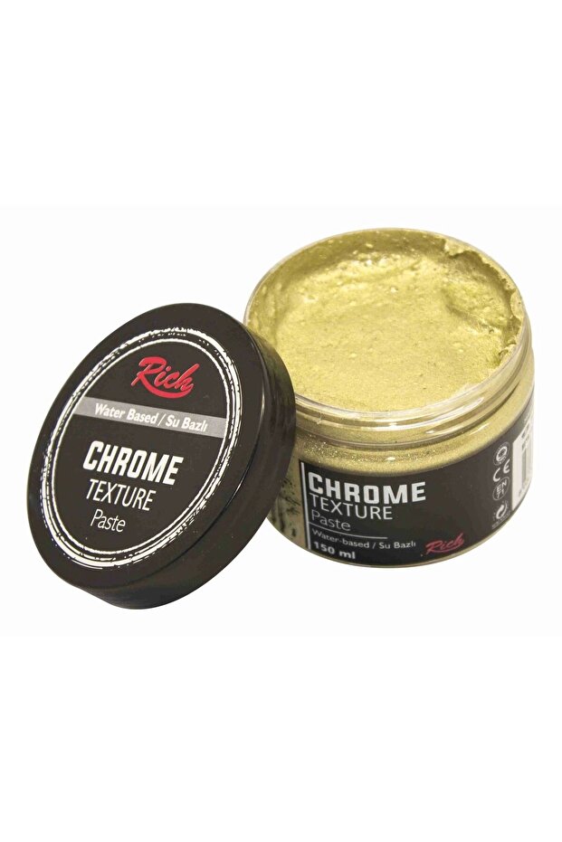 Supertrend Chrome Texture Rölyef Pasta 150 ml. 9202 BEYAZ ALTIN - 1