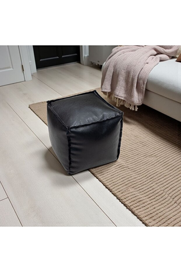 بوف جلدي أنيق متعدد الاستخدامات - 1
