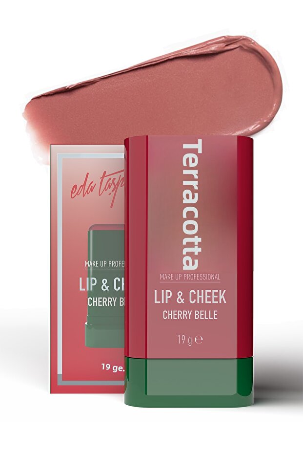 Lip & Cheek Cream Blush Stick Cherry Belle – Natural Color & Radiant Look