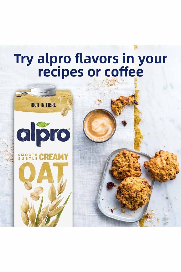 Oat Milk 1 L Vegan Lactose Free Vegetable Based - 6