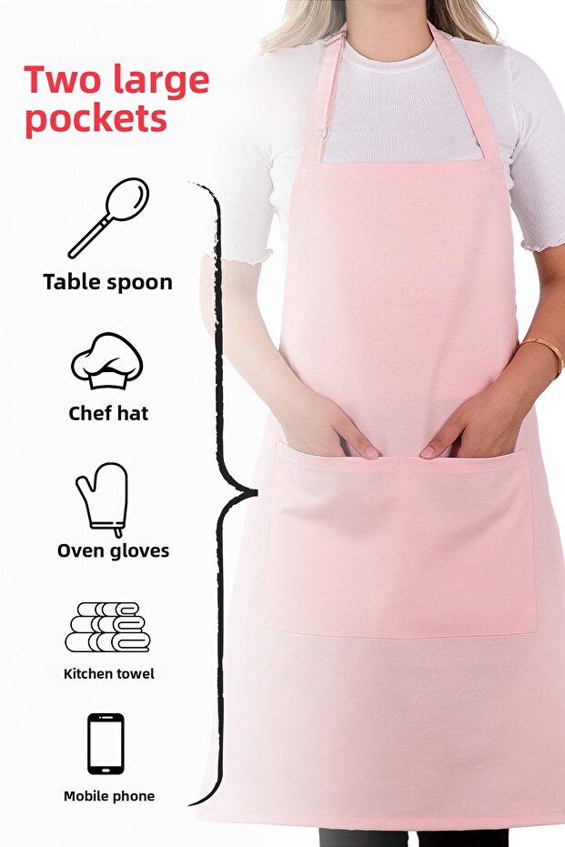 مريلة مطبخ بسيطة قابلة للتعديل - 2