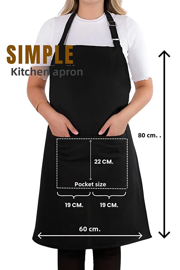 مريلة مطبخ بسيطة قابلة للتعديل - 6
