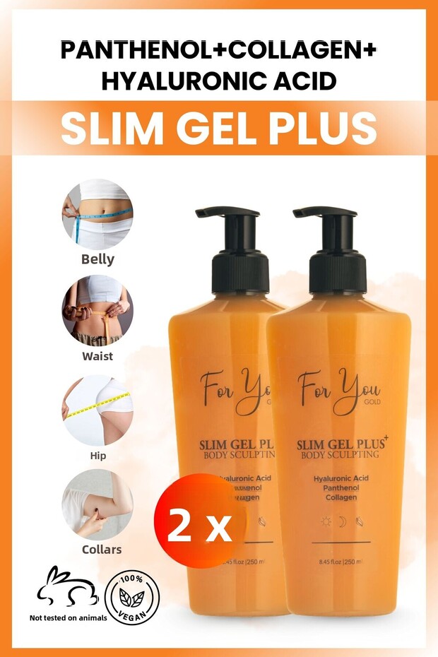 Slim Jel Plus 2-Pack Deal – Replenishing, Firming, Anti-Cellulite and Anti-Stretch Mark Gel Cream