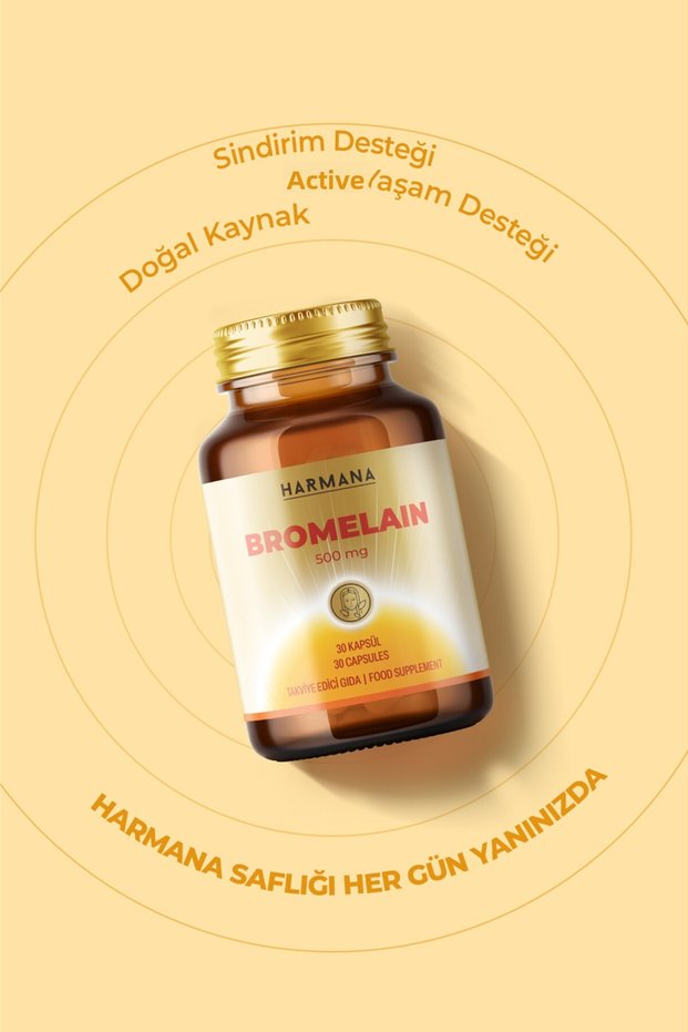 Bromelain 500 Mg Dietary Supplement 30 Capsules