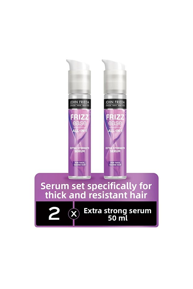Extra Strength Serum Set of 2 for Thick Wire and Stubborn Hair