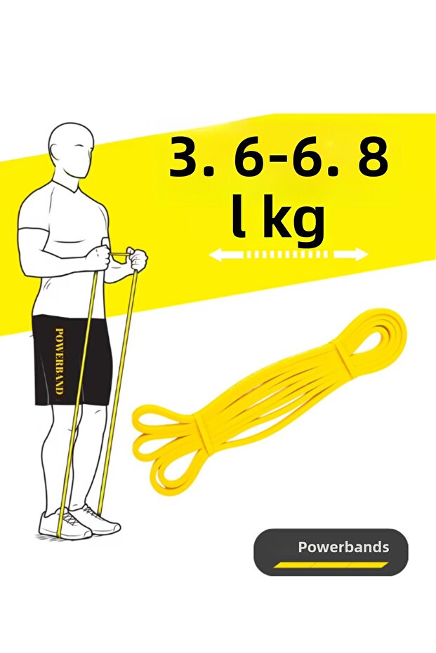 Resistance Rubber Resistance Band and Exercise Rubber Yellow X-Light Lightweight