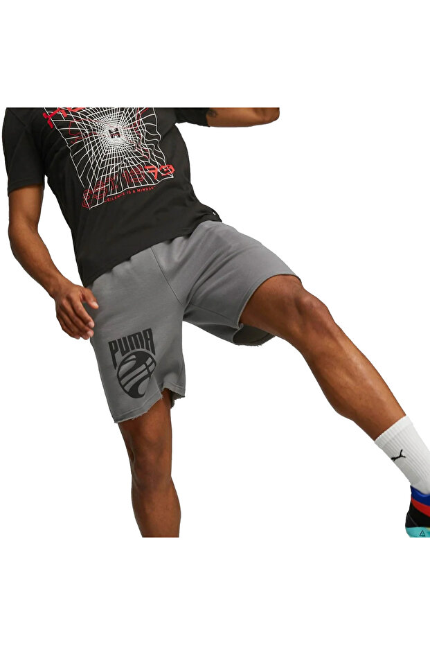 Posterize Erkek Gri Basketbol Şort 53876502 - 1