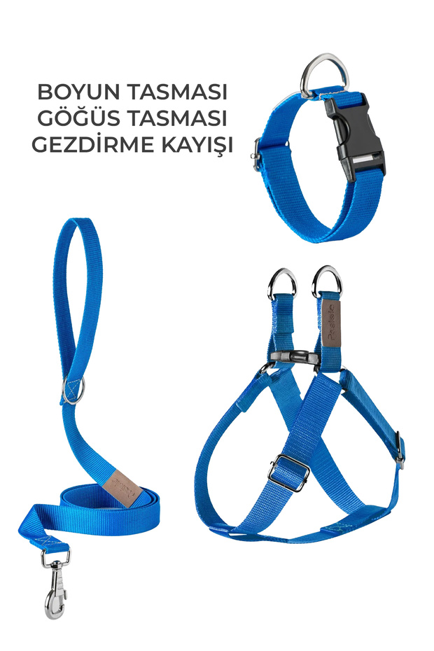 Köpek Göğüs Tasması Gezdirme Tasması Boyun Tasması - 1