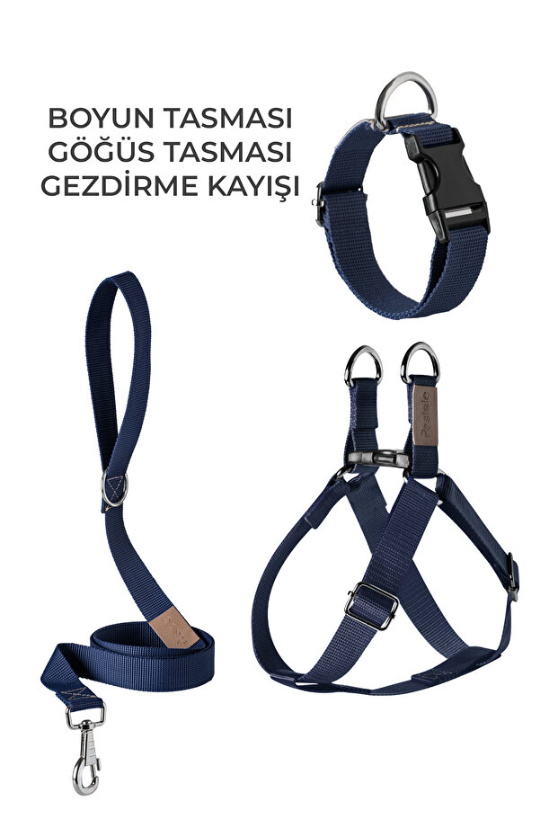 Köpek Göğüs Tasması Gezdirme Tasması Boyun Tasması - 1