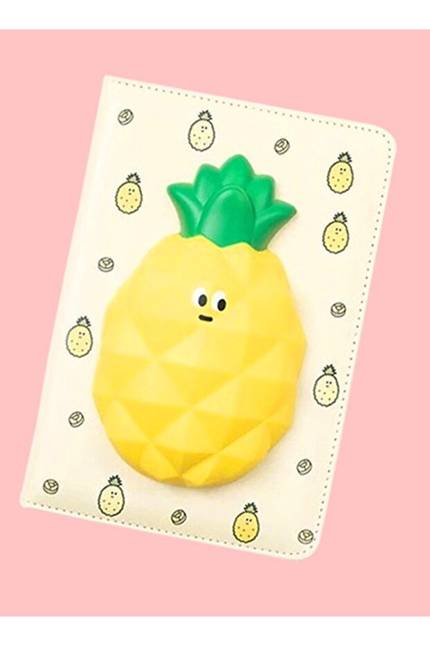 دفتر ملاحظات لطيف على شكل أناناس ناعم - 2