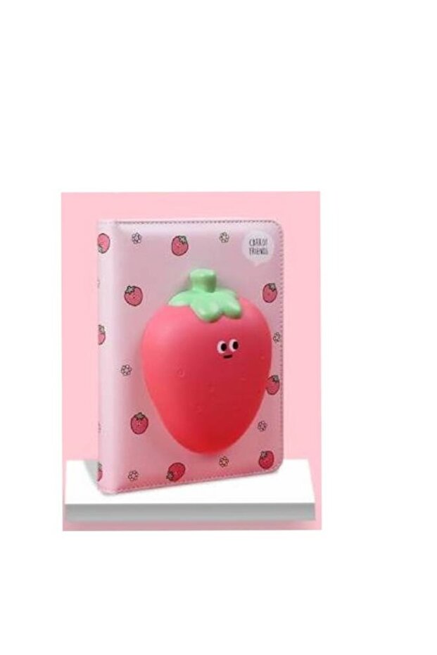 Cute Memory Sponge Strawberry Pattern Diary Notebook School Office Writing Drawing Notepad Perfect G - 3