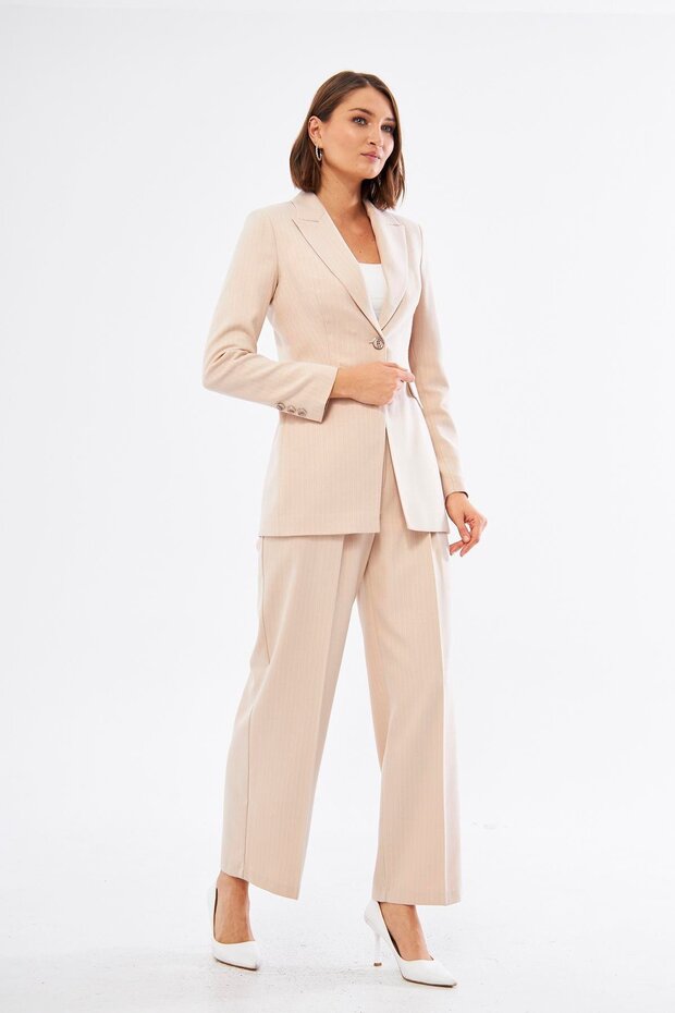 Striped Polyviscose Set - 2