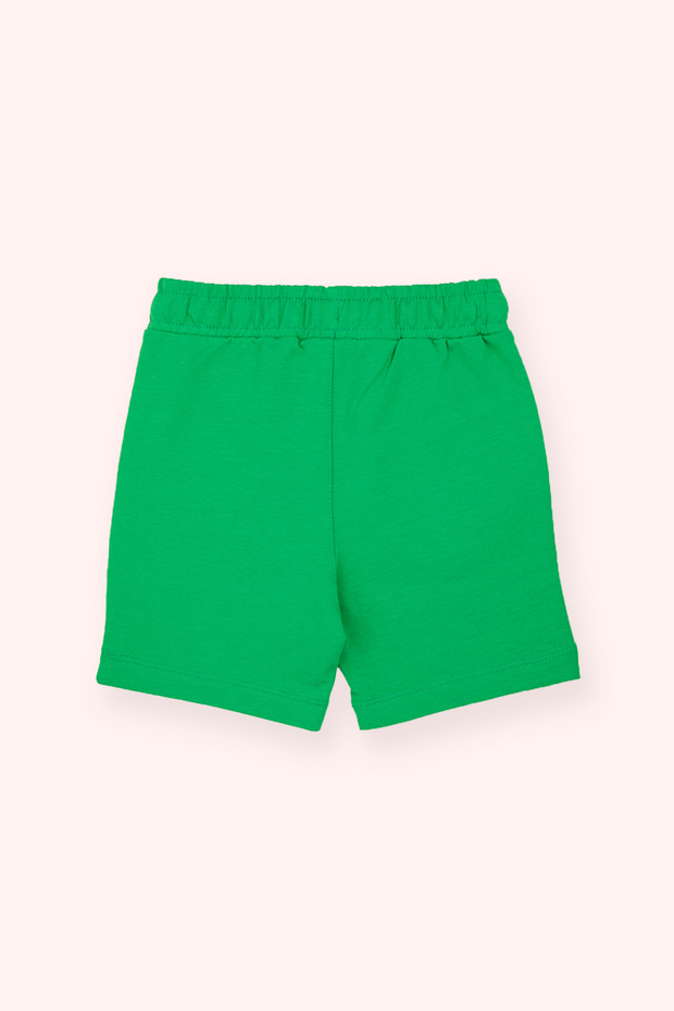 Erkek Bebek Örme Yeşil Şort - 3