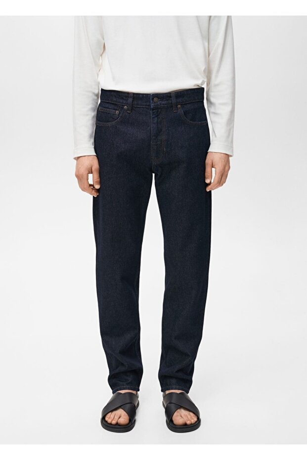 Regular kesim Bob jean pantolon - 1