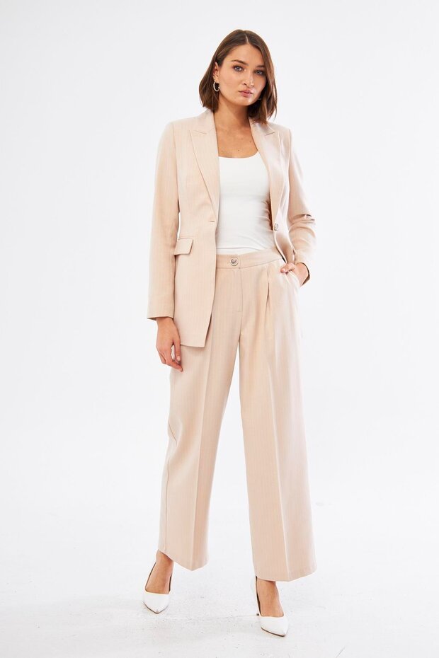 Striped Polyviscose Set - 4