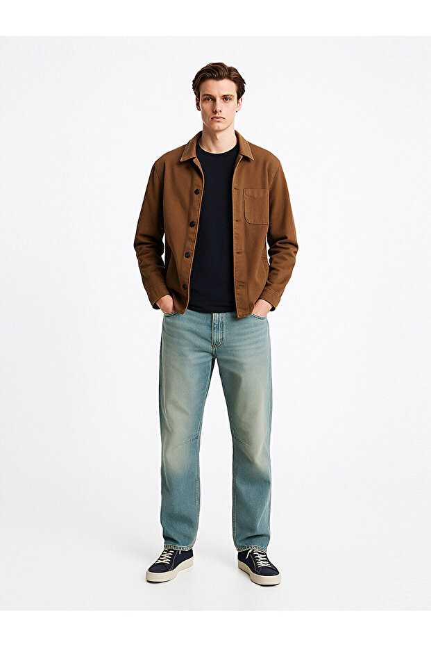 Lacivert Sweatshırt - 1