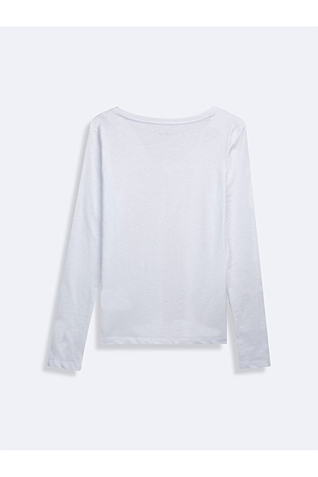 Beyaz Sweatshırt - 3