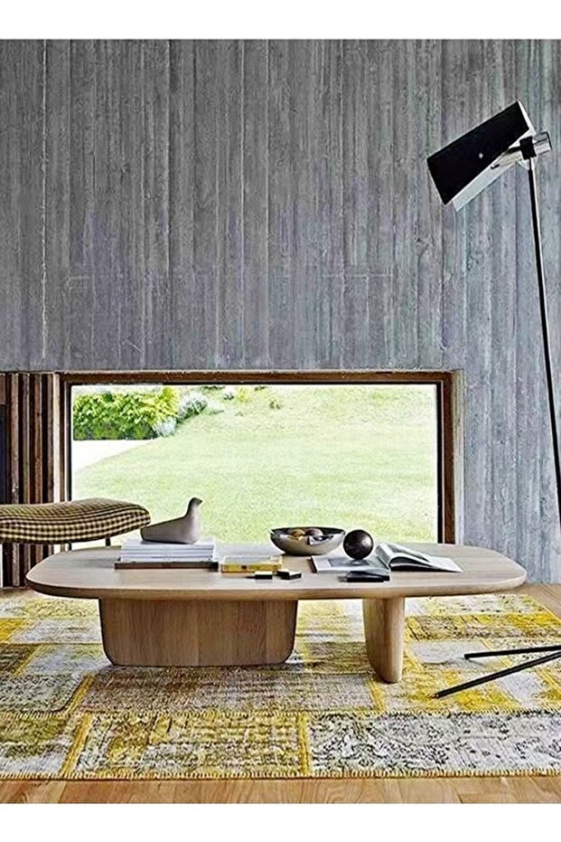 Modern Unique Design Solid Wood Coffee Table Center Table Japanese Style Low Table - 5