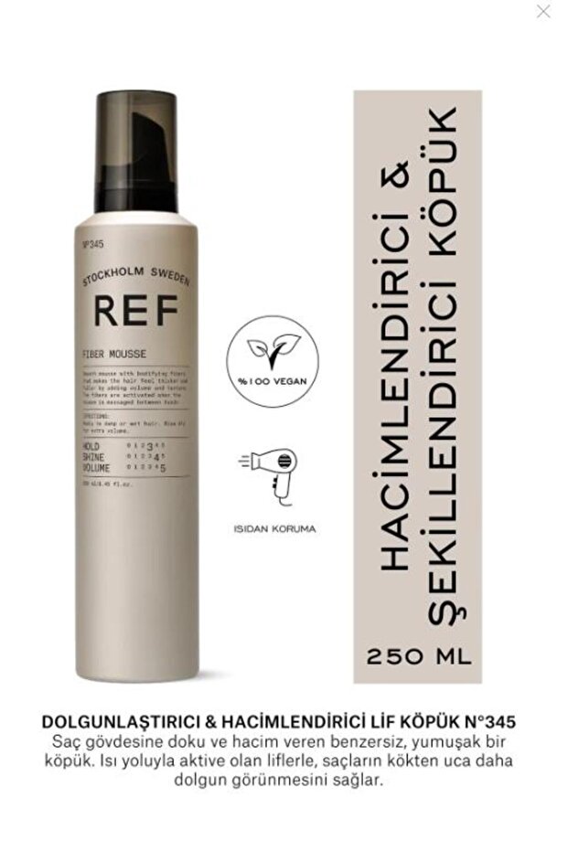 Ref Fıber Mousse N°345 250 Ml - 1