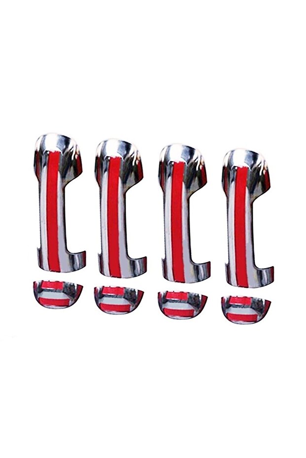 Ford Connect 2004-2014 Arası Krom Kapı Kolu 4 Kapı Paslanmaz Çelik - 5