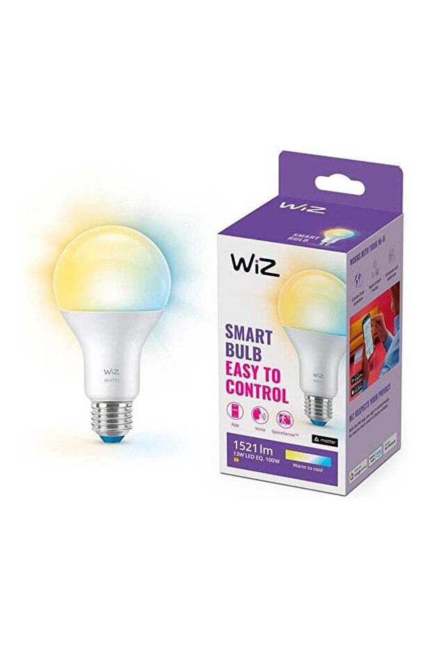 Smart LED Bulb A67 E27, 100W, RGB, Wi-Fi And Bluetooth, Works with Alexa And Google Assistant - 1