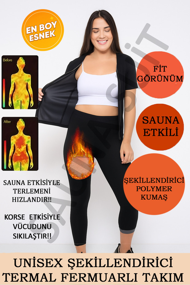 Women's Leggings and Zipper Suit for Daily Wear