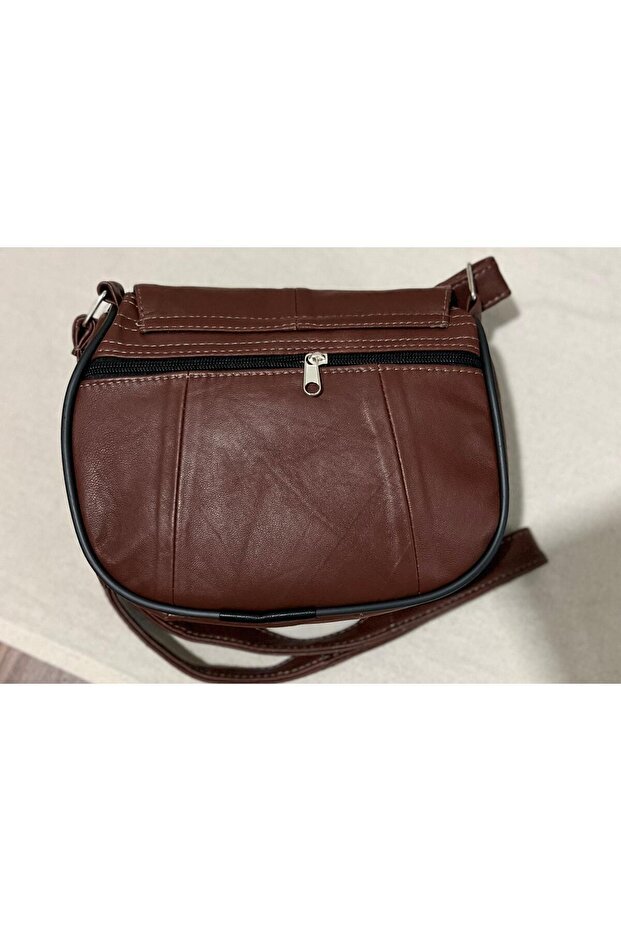 TABA HAKİKİ DERİ MİNİ ÇANTA - 8