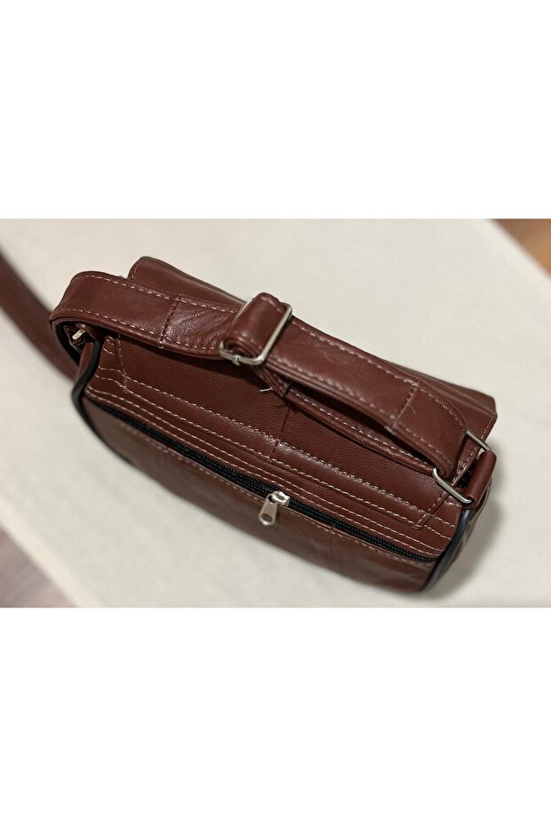 TABA HAKİKİ DERİ MİNİ ÇANTA - 5