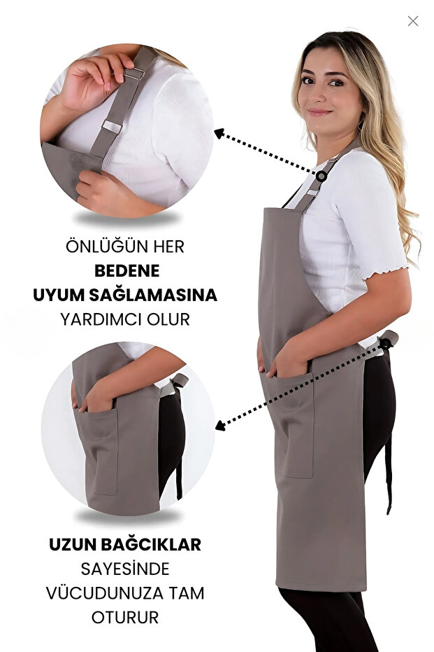 مريلة مطبخ بسيطة قابلة للتعديل - 6
