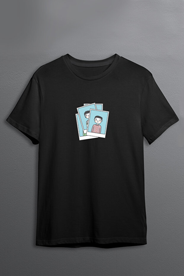 Design Frame Vector Front Print Oversize Cotton Crew Neck Unisex T-Shirt