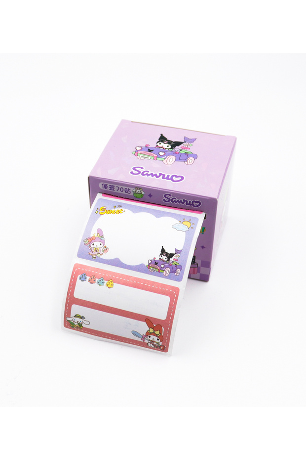 Sanrio Character Roll Sticker Set of 70 6X4 cm – Box Color May Vary Depending on Stock Condition