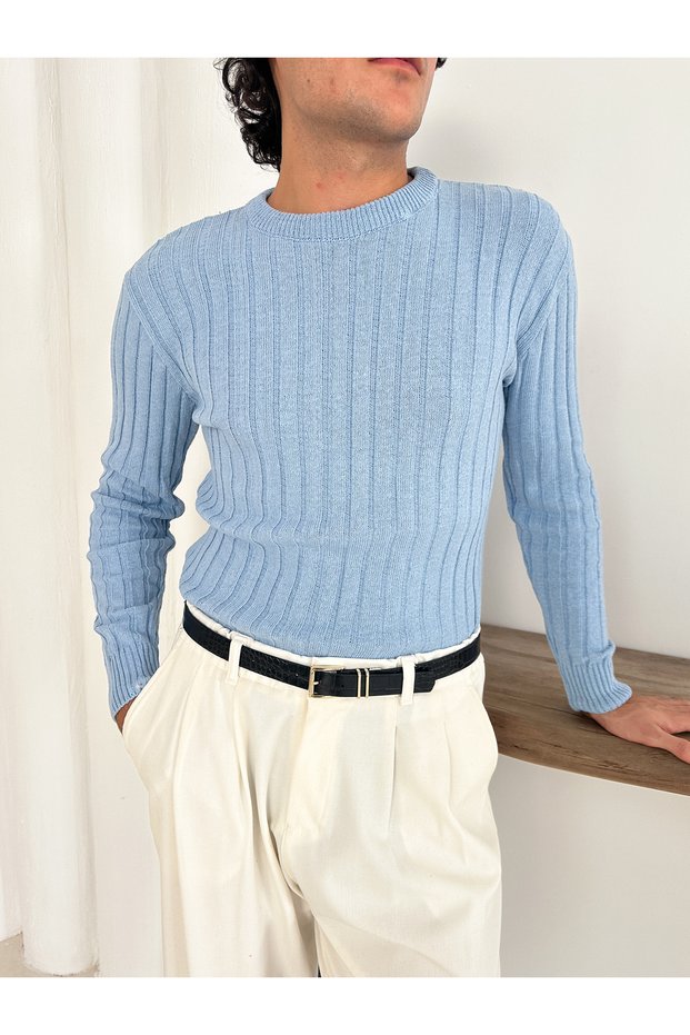 Men's Crew Neck Knitwear Sweater