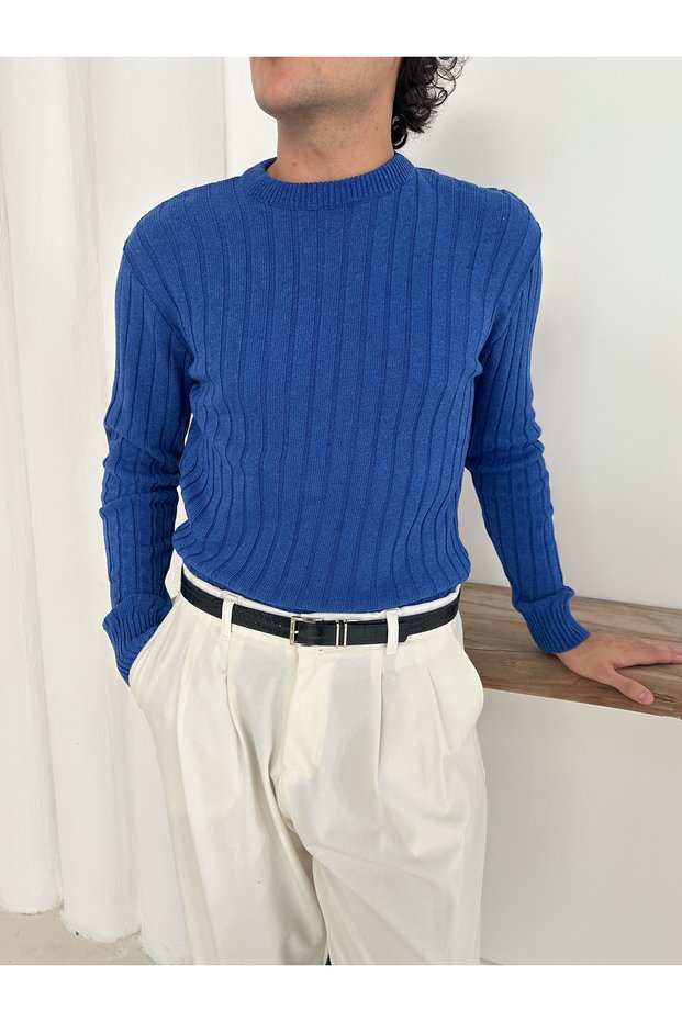 Men's Crew Neck Knitwear Sweater