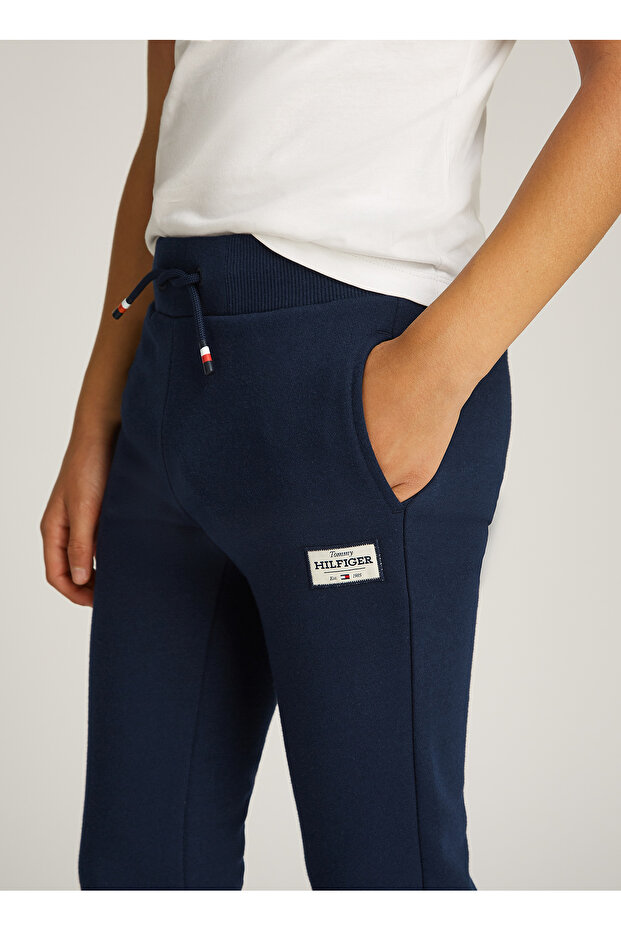 Lastikli Paça Lacivert Erkek Çocuk Eşofman Altı KB0KB09308C1G - 2