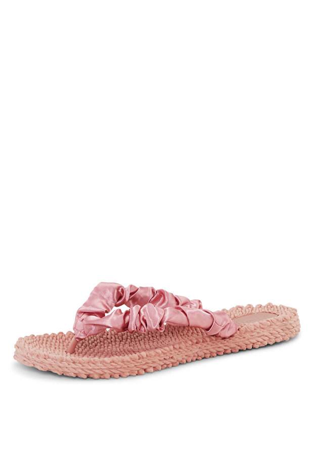 Pink Women's Beach Slippers Cheerful06