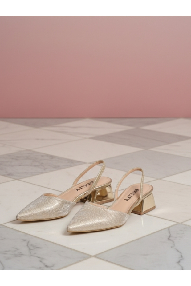 Not Like Hers VEXILIA Flag Topuk Abiye Ayakkabı - 4