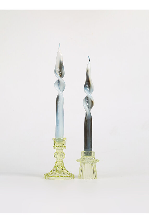 Şamdan Mum, Bedensiz, Siyah - 3