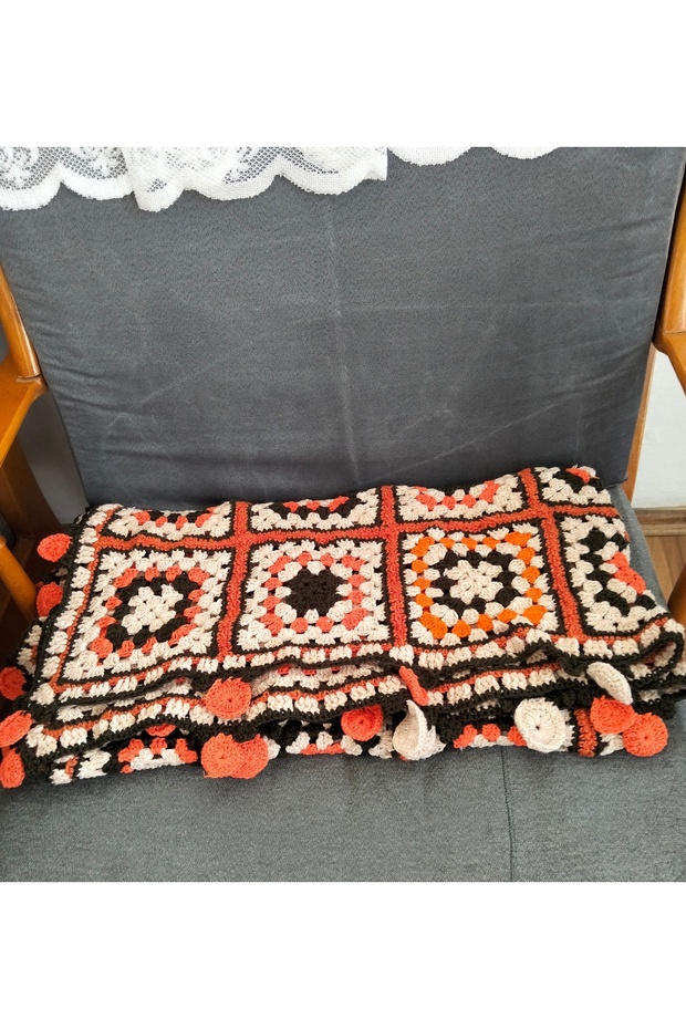 Koltuk battaniyesi,Yatak Örtüsü Tek Kişilik. 110x120 Cm - 4