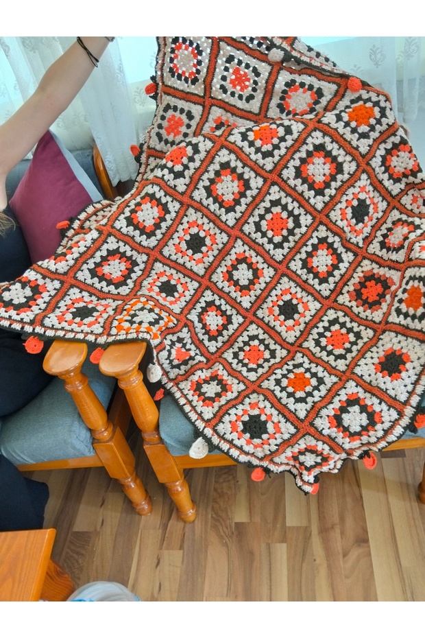 Koltuk battaniyesi,Yatak Örtüsü Tek Kişilik. 110x120 Cm - 1