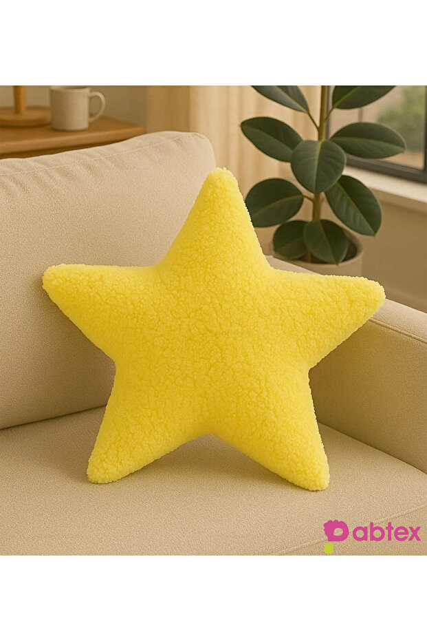 Soft and Convenient Plush Star Pillow