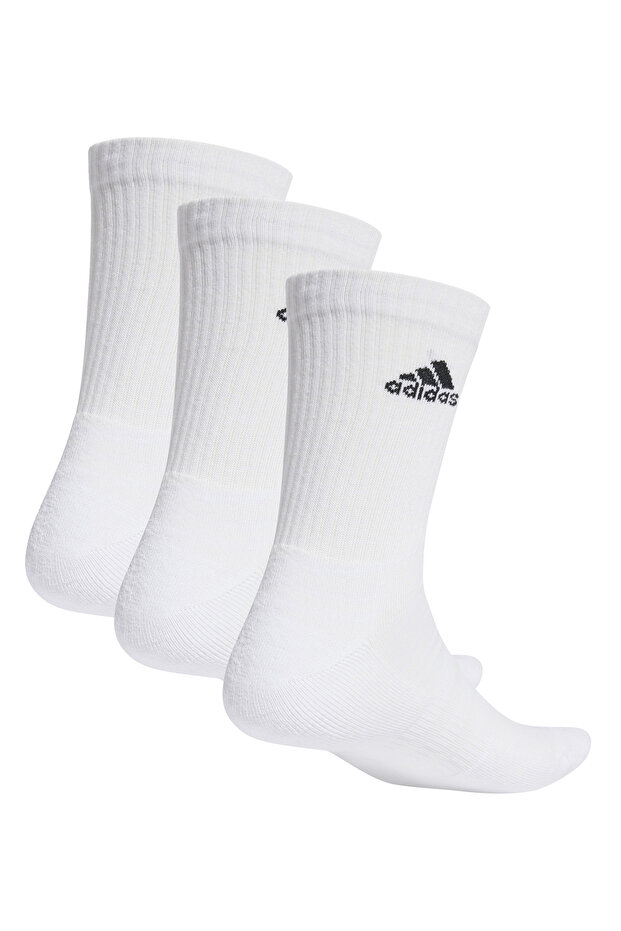 Unisex Socken, 3er Pack - Linear Crew Cushioned, Logo, gepolstert, einfarbig - 2