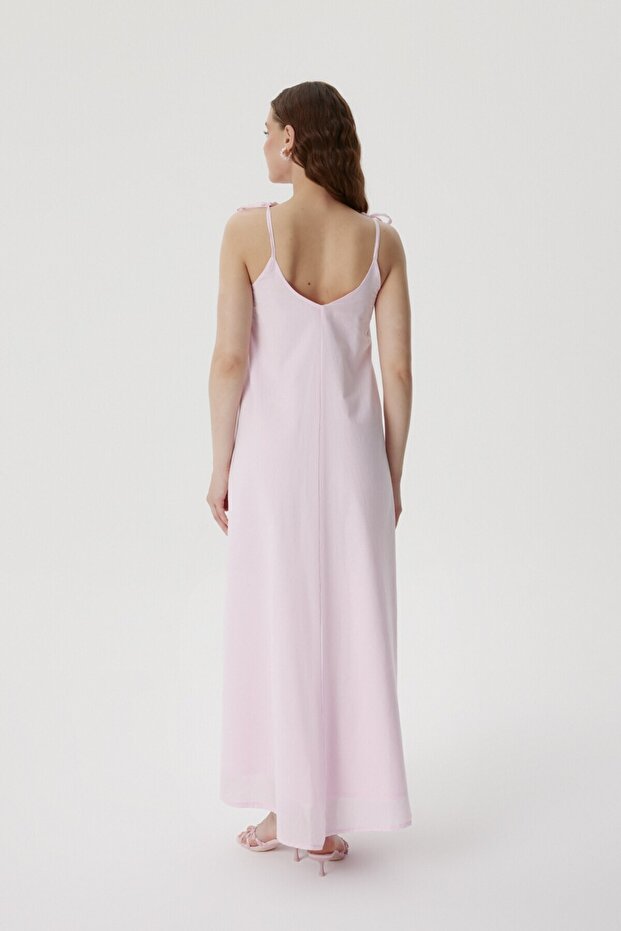 BELLA İP ASKILI ELBİSE - 8