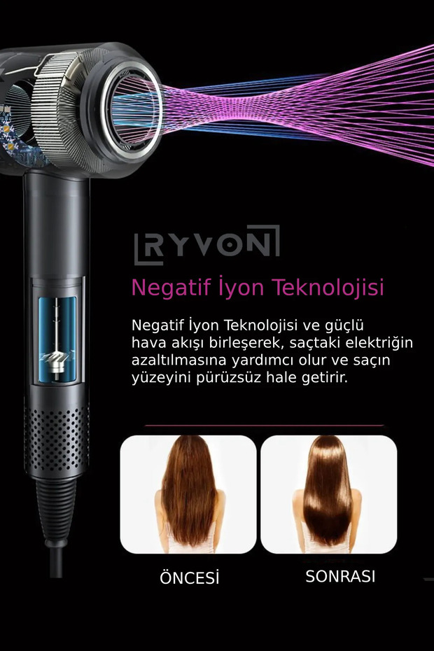 Güçlü Saç Kurutma Makinesi 5 Başlıklı - 6