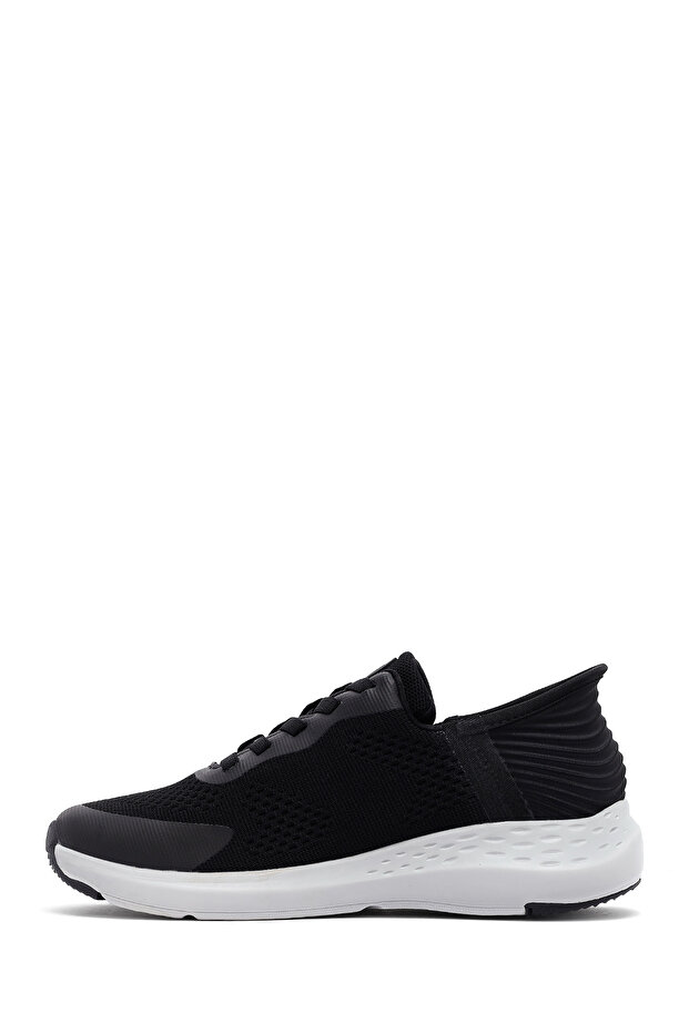 Zero Erkek Siyah Kalın Tabanlı Kumaş Sneaker 25SFD69486F - 2