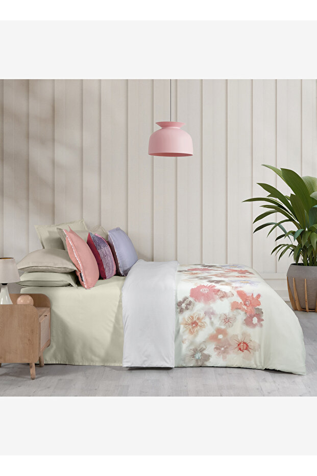 100% Cotton Josien Multi Personality Satin Duvet Cover Set