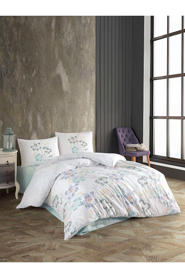 Crystal Single Ranforce Duvet Cover Set Gelincik